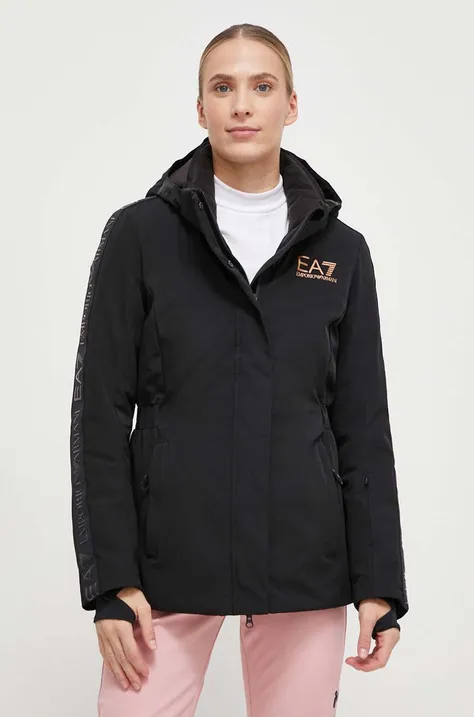 Лыжная куртка EA7 Emporio Armani цвет чёрный