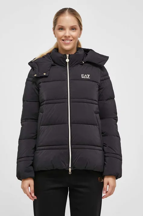 Куртка EA7 Emporio Armani жіноча колір чорний зимова