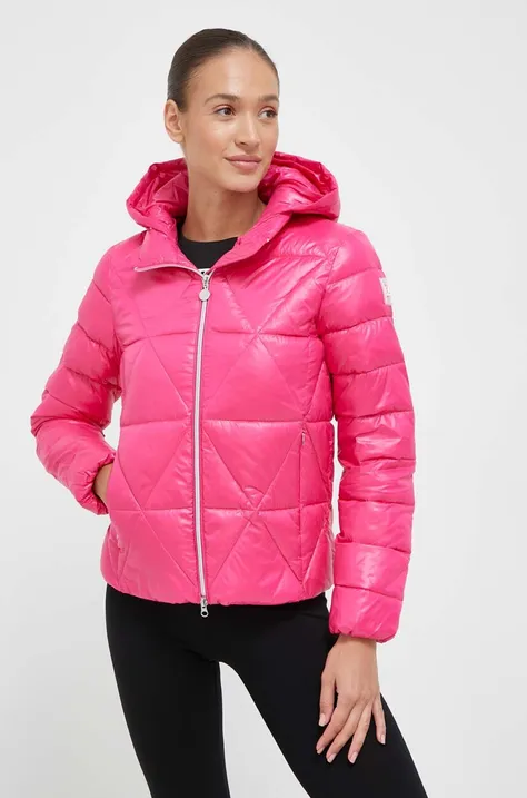 EA7 Emporio Armani kurtka damska kolor różowy zimowa
