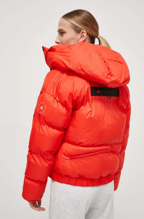 Куртка adidas by Stella McCartney жіноча колір червоний зимова oversize