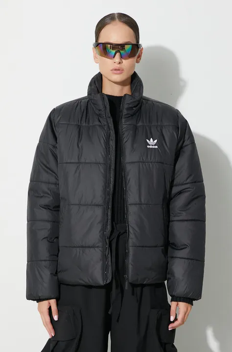 Куртка adidas Originals женская цвет чёрный зимняя