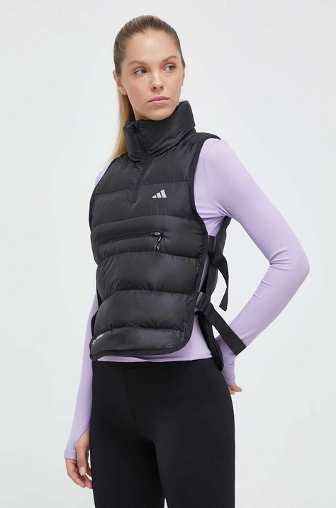 Športová vesta adidas Performance Ultimate Conquer the Elements čierna farba, prechodná