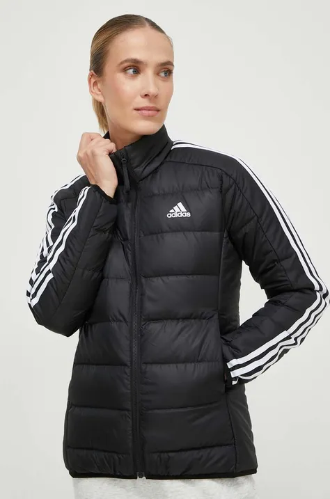 Пуховая куртка adidas женская цвет чёрный переходная