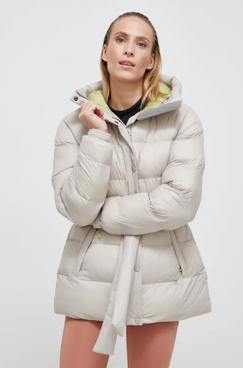 Helly Hansen kurtka damska kolor beżowy zimowa