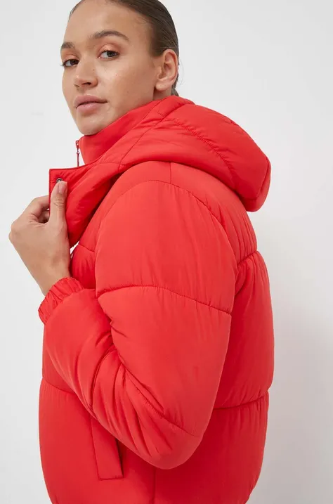 Куртка Fila жіноча колір червоний зимова
