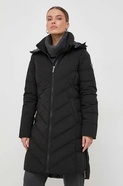 Пухова куртка MICHAEL Michael Kors жіноча колір чорний зимова