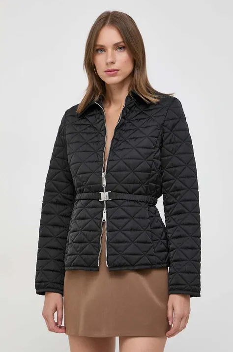 Куртка Marella жіноча колір чорний перехідна
