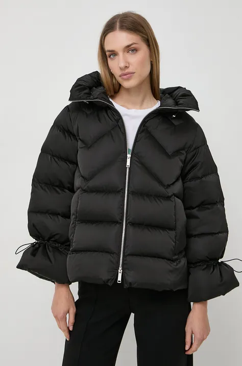 Pernata jakna Marella za žene, boja: crna, za zimu