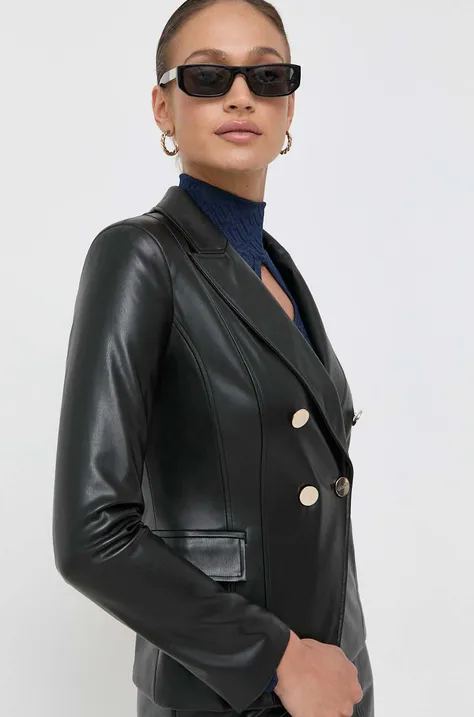 Куртка Liu Jo жіноча колір чорний перехідна