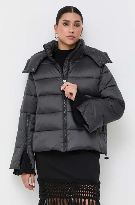 Куртка Twinset жіноча колір чорний зимова oversize