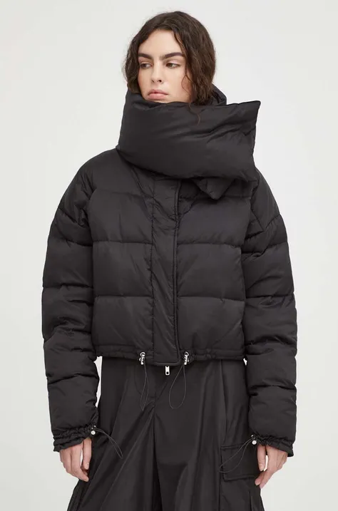 Куртка Herskind жіноча колір чорний зимова oversize