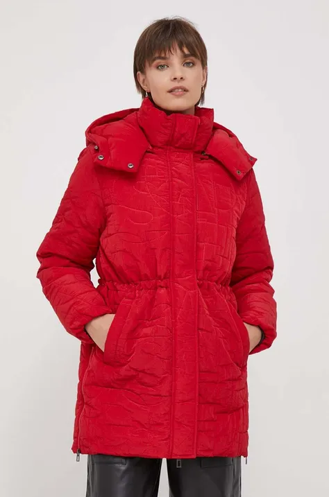 Куртка Desigual жіноча колір червоний перехідна