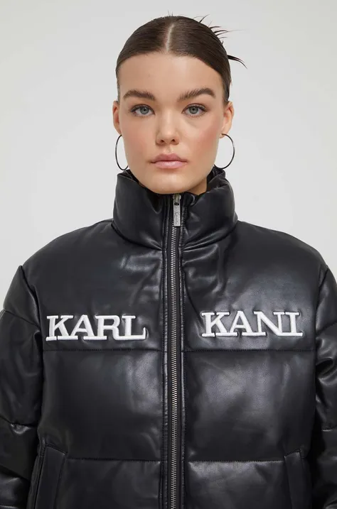 Karl Kani kurtka damska kolor czarny zimowa