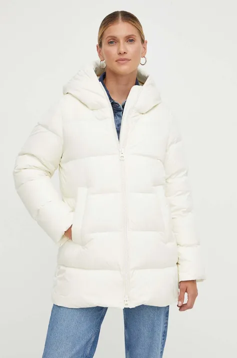 Páperová bunda Marc O'Polo dámska, béžová farba, zimná, oversize
