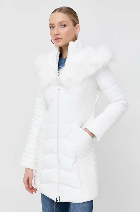 Куртка Guess жіноча колір білий перехідна