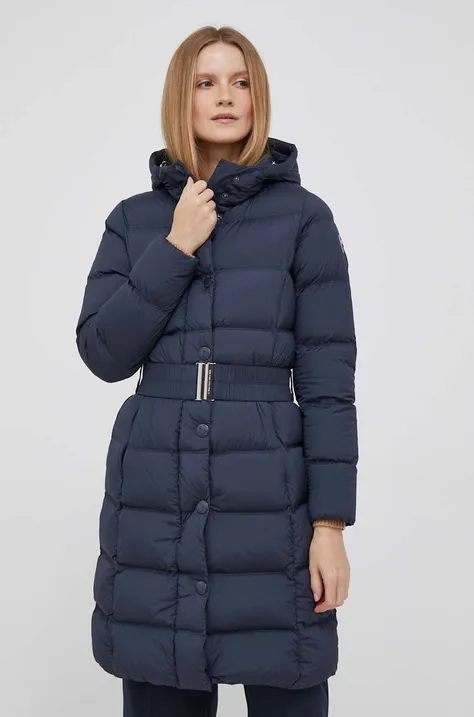 Пухова куртка Colmar жіноча колір синій зимова