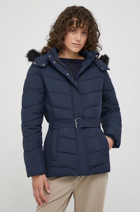 Куртка Pepe Jeans жіноча колір синій зимова