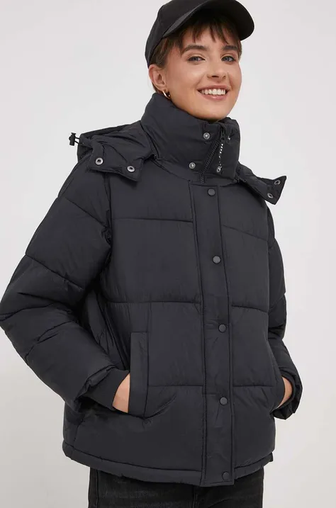 Куртка Pepe Jeans жіноча колір чорний зимова