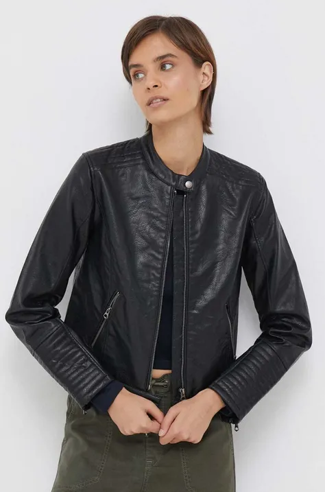 Куртка Pepe Jeans Nicole жіноча колір чорний перехідна