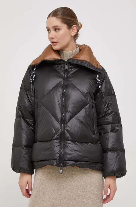 Пухова куртка Deha жіноча колір чорний зимова