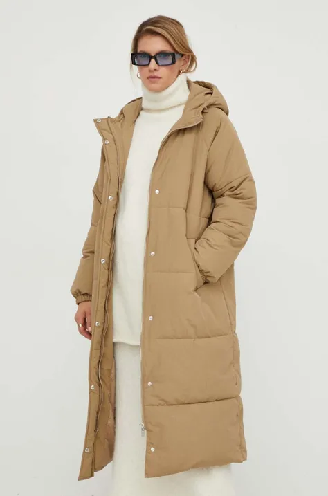 Куртка Résumé жіноча колір бежевий зимова