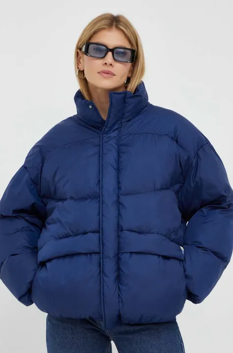 American Vintage kurtka damska kolor niebieski zimowa oversize