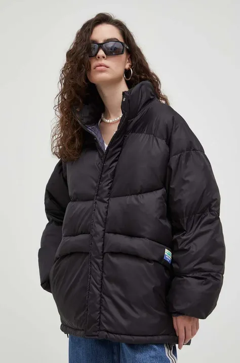 American Vintage kurtka damska kolor czarny zimowa oversize