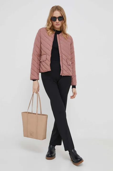 Sisley rövid kabát női, rózsaszín, átmeneti