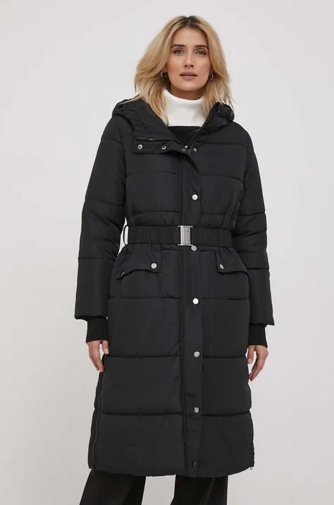 Sisley kurtka damska kolor czarny zimowa