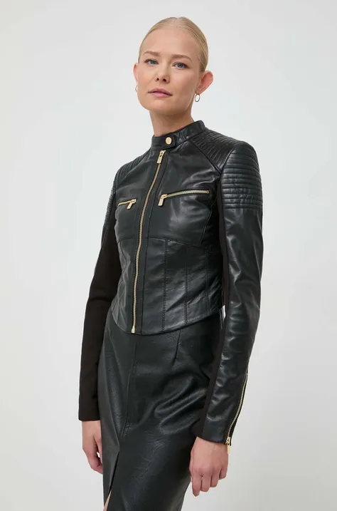 Куртка Pinko жіноча колір чорний перехідна