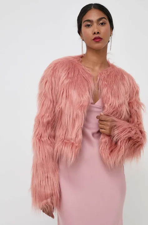 Pinko rövid kabát női, rózsaszín, átmeneti, 101742.A152