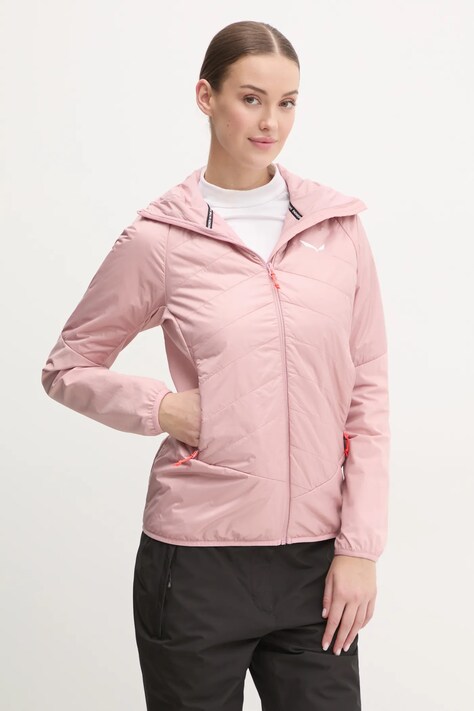 Salewa geaca sport Ortles Hybrid culoarea roz
