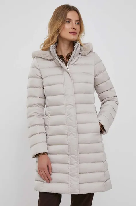 Куртка Geox жіноча колір бежевий зимова