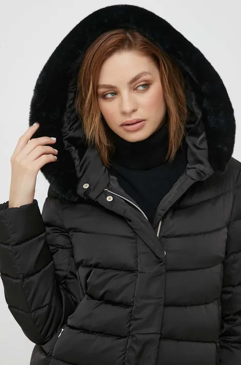 Geox kurtka puchowa CHLOO damska kolor czarny zimowa
