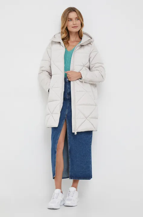 Куртка Geox жіноча колір бежевий зимова