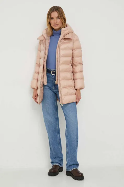 Geox rövid kabát DESYA női, rózsaszín, téli,