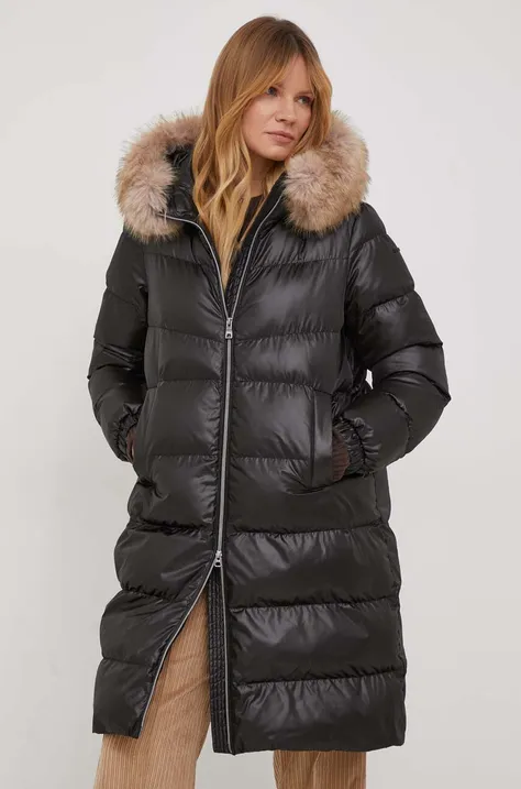 Geox rövid kabát BECKSIE női, fekete, téli