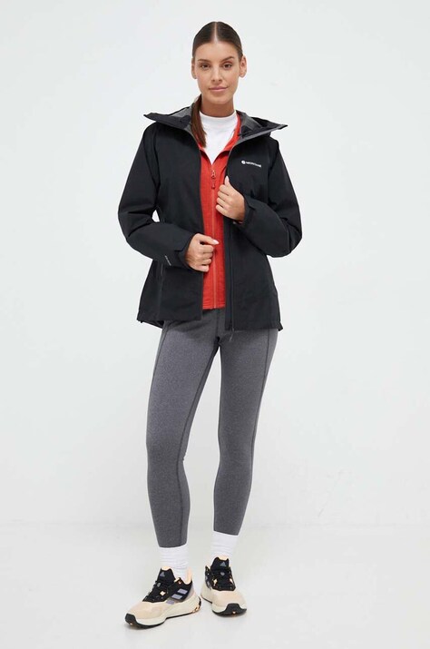 Дождевик Montane Spirit женская цвет чёрный gore-tex