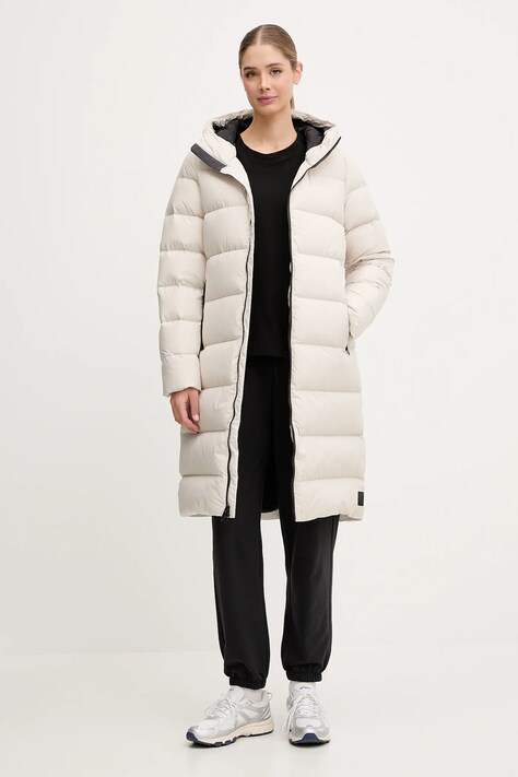 Jack Wolfskin kurtka puchowa Frozen Palace damska kolor beżowy 1204133