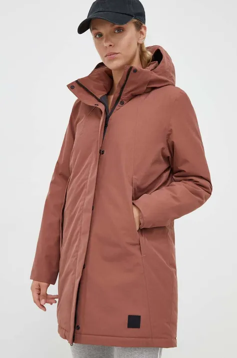 Jack Wolfskin kurtka damska kolor różowy zimowa