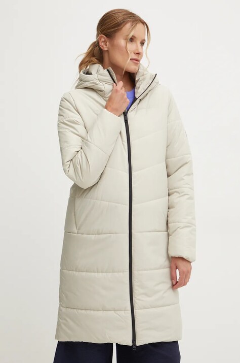 Jack Wolfskin geaca Deutzer femei, culoarea gri, de iarna, 1207501
