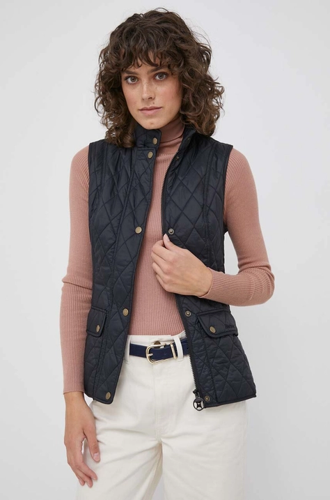 Barbour bezrękawnik Otterburn Quilted Gilet damski kolor czarny przejściowy LGI0003