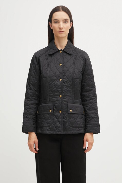 Barbour jacket women's black color