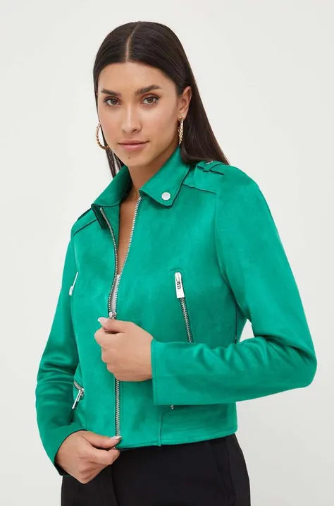 Morgan kurtka damska kolor zielony przejściowa