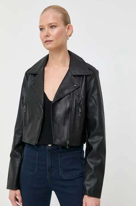Куртка Morgan жіноча колір чорний перехідна