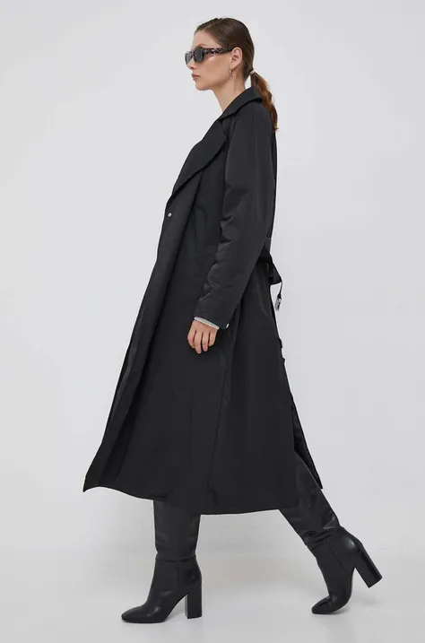Куртка Calvin Klein Jeans женская цвет чёрный переходная oversize