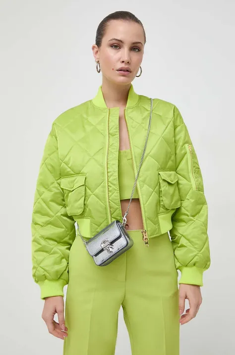 Μπουφάν bomber MAX&Co. x Anna Dello Russo γυναικείο, χρώμα: πράσινο