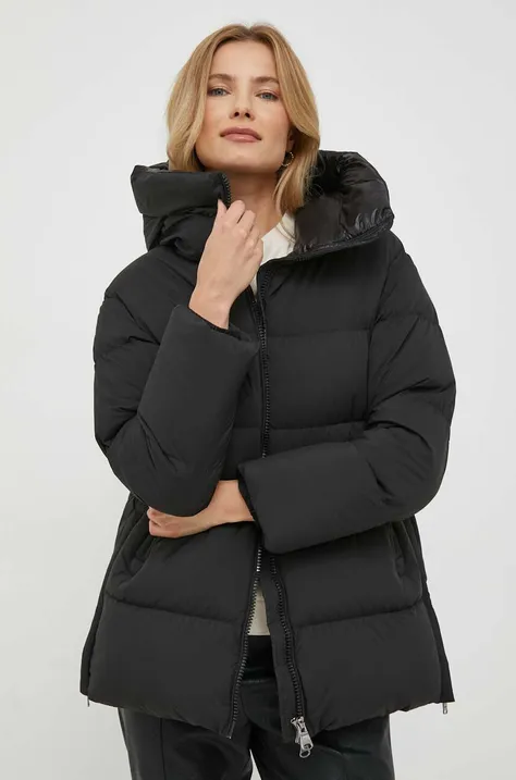 Pernata jakna Hetrego Sloan za žene, boja: crna, za zimu