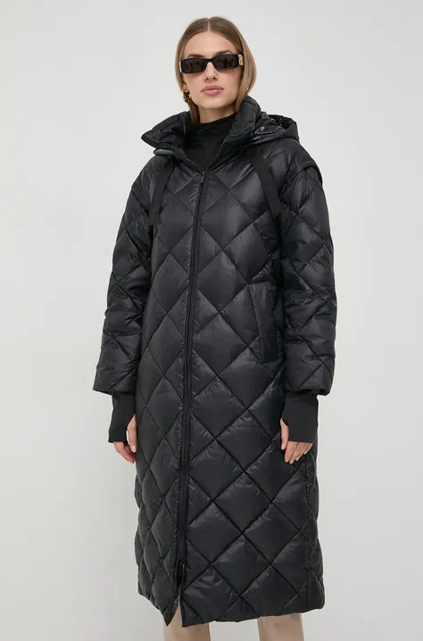 Péřová bunda Marella dámská, černá barva, zimní