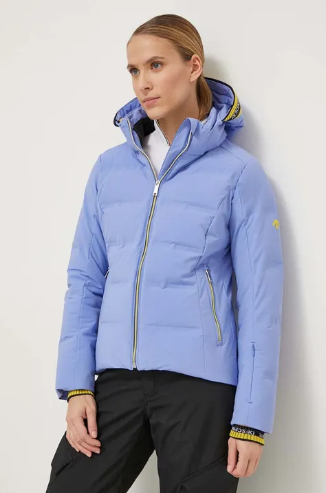 Πουπουλένιο μπουφάν για σκι Descente Joanna χρώμα: μοβ